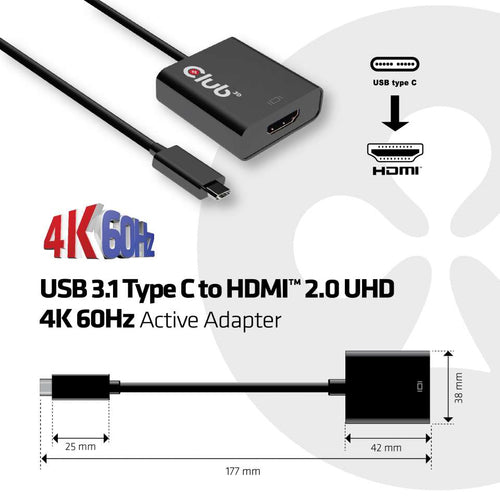 CLUB3D CAC-2504 Video-Kabeladapter