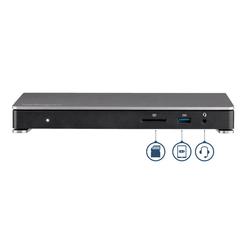 StarTech.com TB3DOCK2DPPU laptop dock/port replicator