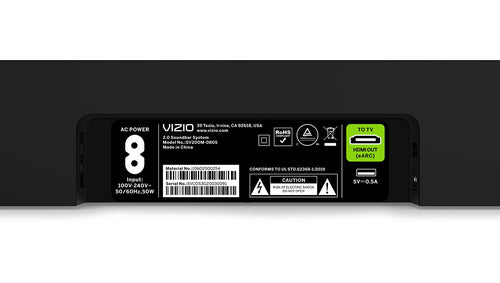 VIZIO SV200M-0805 soundbar speaker