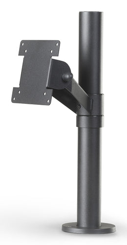 Ergonomic Solutions SpacePole POS-Stangenhalterung – VESA 75/100 – Schwarz – POS-Zubehör aus Metall