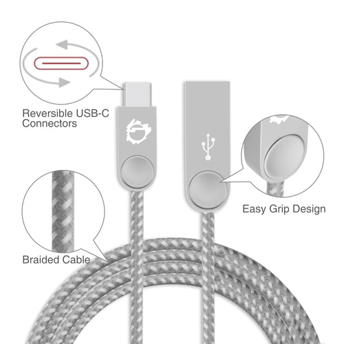 USB Cable Siig CB-US0R11-S1 2m USB A to USB C Male Connector 0.48 Gbit/s