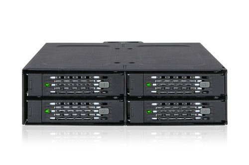 5.25 Inch Icy Dock HDD Cage 2.5 Inch Black Metal