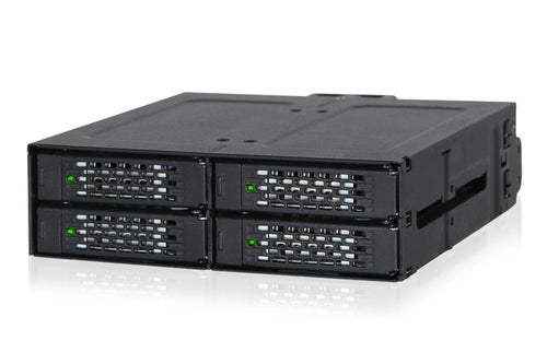 5.25 Inch Icy Dock HDD Cage 2.5 Inch Black Metal