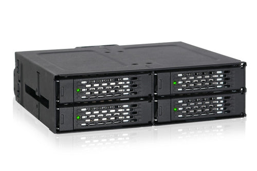 5.25 Inch Icy Dock HDD Cage 2.5 Inch Black Metal