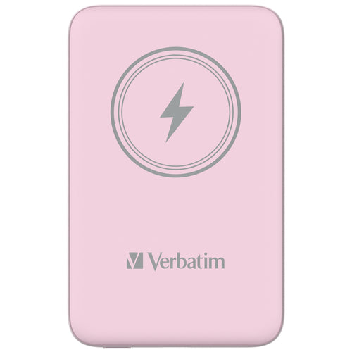 Verbatim Charge 'n' Go 10000mAh Kabellose Powerbank - Pink - Quick Charge 3.0