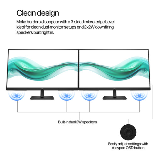 HP Series 3 Pro 23.8 inch FHD Monitor - 324ph computer monitor
