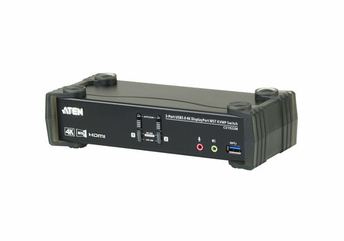 ATEN CS1922M KVM-Switch – 4K Ultra HD, 4096 x 2160, Schwarz