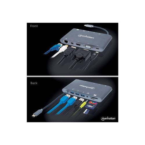 Manhattan 152808 laptop dock/port replicator