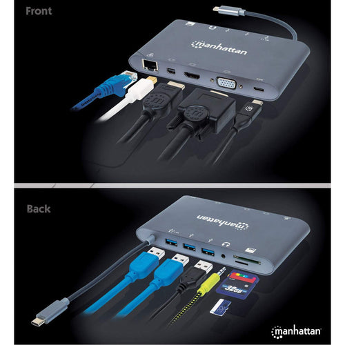Manhattan 152808 laptop dock/port replicator