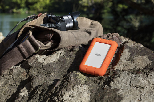 LaCie Rugged USB-C external hard drive