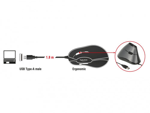 DeLOCK 12527 mouse