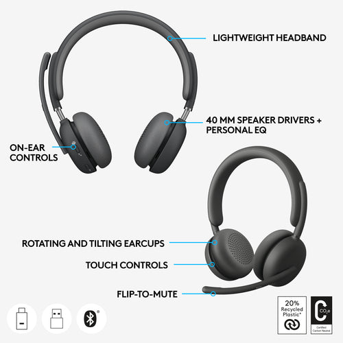 Logitech 981-001152 headphones/headset