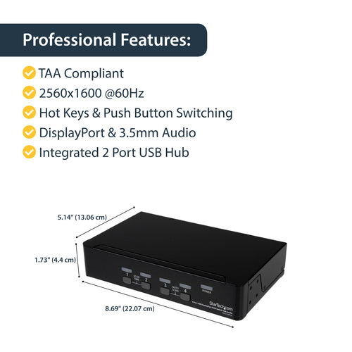 StarTech.com SV431DPUA KVM switch