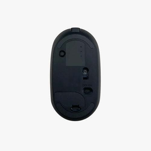 Kabellose Bluetooth Maus, beidhändig, 2400 DPI, Schwarz-Grau