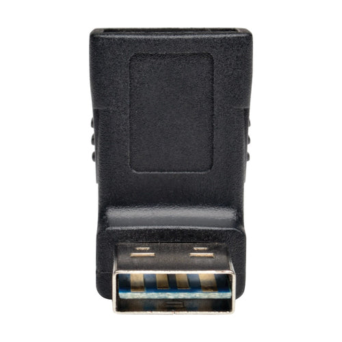 Universaler umkehrbarer USB-2.0-A-zu-Winkeladapter, Stecker/Buchse, Tripp Lite Schwarz