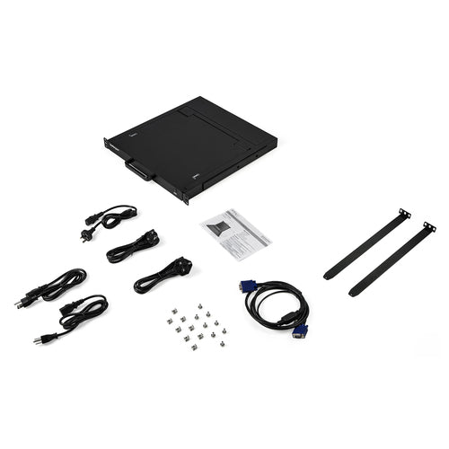 StarTech RKCONS1701 Rackmount KVM Console - 17" LCD Monitor, USB & VGA Support