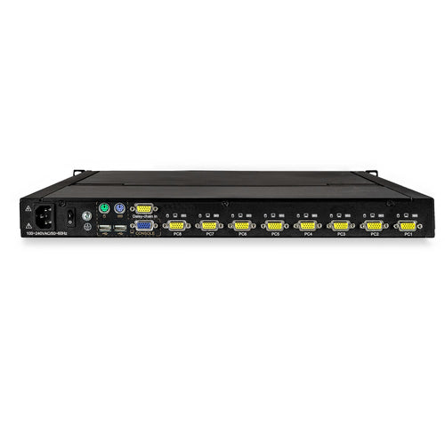 StarTech.com RKCONS1708K 8-Port Rackmount KVM-Konsole – 17"-LCD-Monitor