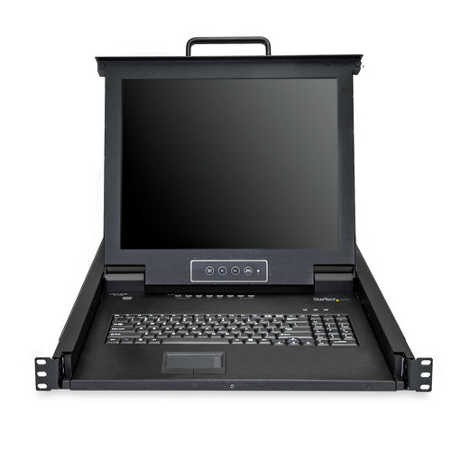 StarTech.com RKCONS1708K 8-Port Rackmount KVM-Konsole – 17"-LCD-Monitor
