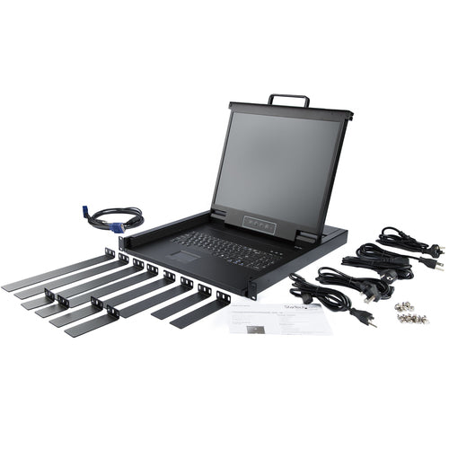 StarTech RKCONS1701 Rackmount KVM Console - 17" LCD Monitor, USB & VGA Support