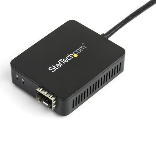 USB 3.0 auf Glasfaserkonverter StarTech.com 1000 Mbit/s Schwarz