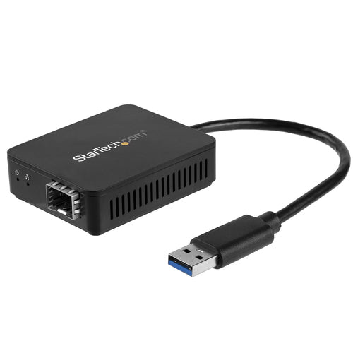 USB 3.0 auf Glasfaserkonverter StarTech.com 1000 Mbit/s Schwarz