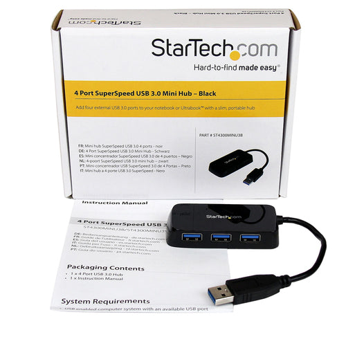 StarTech.com ST4300MINU3B interface hub