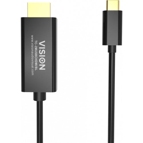 Vision TC 2MUSBCDP8K/BL DisplayPort cable