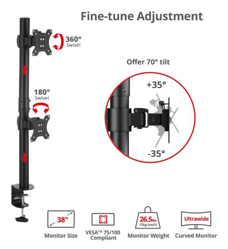 Siig CE-MT5G11-S1 monitor mount / stand