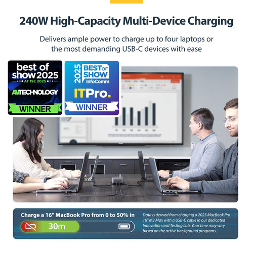 StarTech.com 424DUK-USB-C-CHARGER mobile device charger