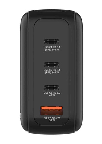 Verbatim 140W Mini GaN Charger with Display