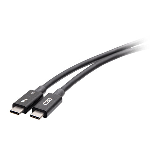 USB C Cable C2G 0.5m 80 Gbit/s Fast Data Transfer Black