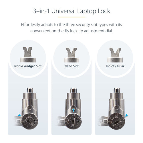 StarTech.com UNIVKMKO-LAPTOP-LOCK cable lock