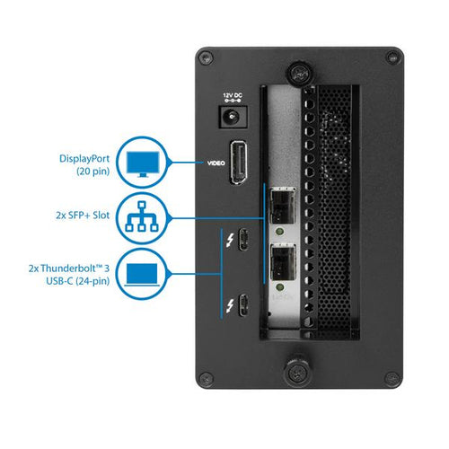 StarTech.com BNDTB210GSFP Thunderbolt 3 Laptop-Dockingstation – 10-GbE-Glasfaser-Netzwerkgehäuse