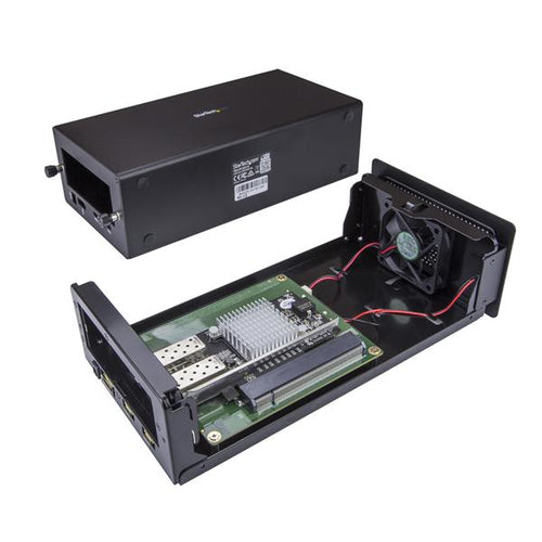 StarTech.com BNDTB210GSFP Thunderbolt 3 Laptop-Dockingstation – 10-GbE-Glasfaser-Netzwerkgehäuse