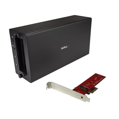 Thunderbolt 3 PCIe M.2 Adapter Schwarz 40 Gbit/s Kabelgebundene Dockingstation