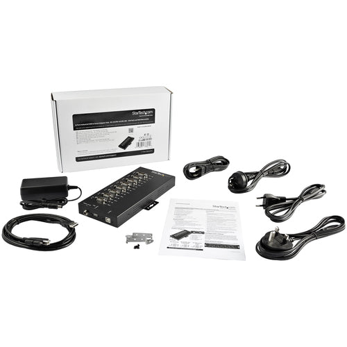 Serial Hub StarTech.com ICUSB234858I 8-Port USB to RS232/RS485/RS422 Metal Housing Din Rail Mountable