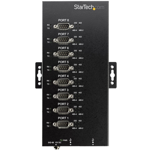Serial Hub StarTech.com ICUSB234858I 8-Port USB to RS232/RS485/RS422 Metal Housing Din Rail Mountable