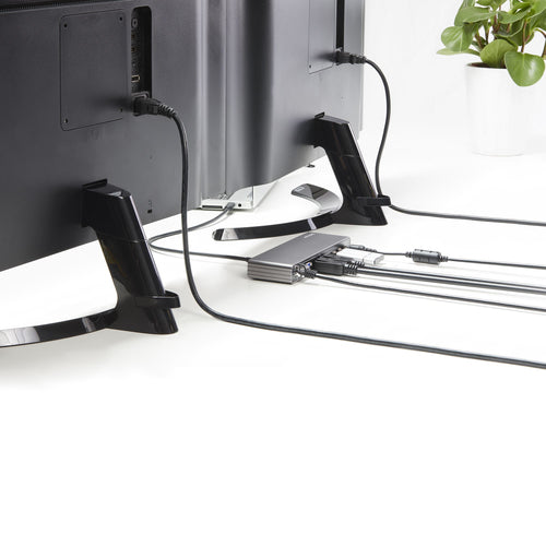 StarTech.com TB3DK2DHVUE laptop dock/port replicator