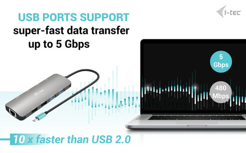 i-tec C31NANOHDM2DOCPD laptop dock/port replicator