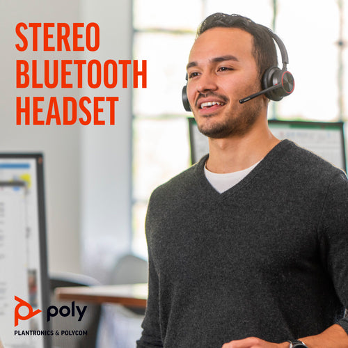 HP Poly Voyager 4320 Wireless Headset – USB-C – Schwarz – Büro & Callcenter