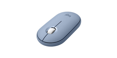 Wireless Keyboard and Mouse Combo for Mac Logitech Pebble 2 QWERTY Bluetooth RF Wireless Scissor Switch Blue