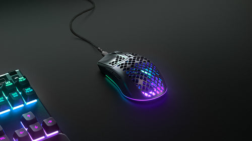 Steelseries Aerox 3 Onyx Optical Gaming Mouse USB Type-C 8500 DPI Right-Handed