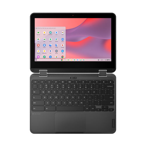 Lenovo 500e Chromebook Gen 4s – 11,6-Zoll-Display, Intel N, 4 GB RAM, 64 GB Speicher – Laptop für den Bildungsbereich
