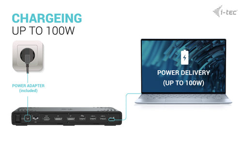 i-tec C31TRIPLE4KDOCKPDUK laptop dock/port replicator