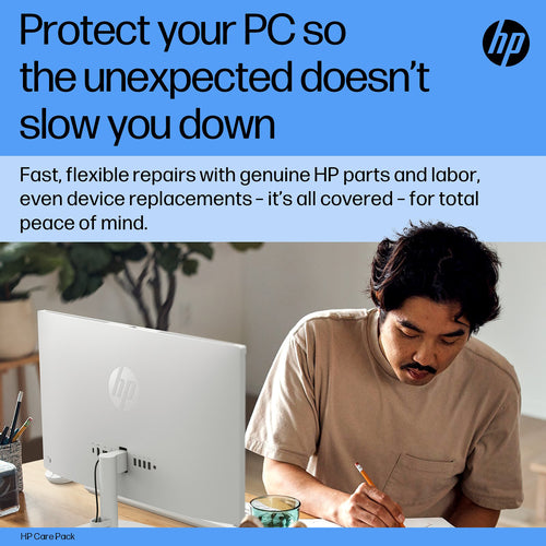 HP 3 Jahre Vor-Ort mit Unfallschutz für Pavilion, Victus, OmniStudio Desktop (Risikofrei)