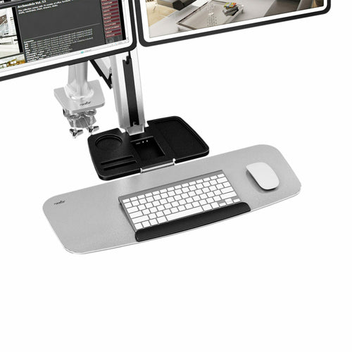 Monitor Mount Rocstor Y10N029-S1 Up to 32 Inches 15.8kg Weight Capacity Adjustable Silver