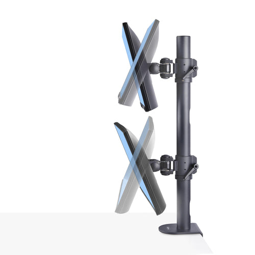 StarTech.com H2MPV-MONITOR-MOUNT Dual-Monitorhalterung – Unterstützt 2x 49" Monitore, VESA 100x100, 31,8 kg Tragfähigkeit