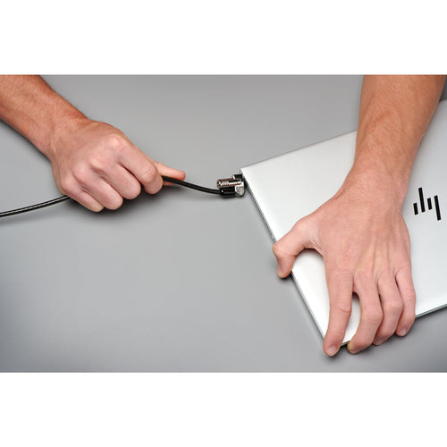 Laptop Lock Kensington NanoSaver Keyed 1.8m Carbon Steel Black