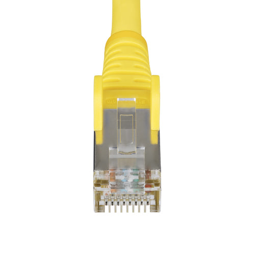 CAT6a Ethernet-Kabel 7,6 m knickgeschützt RJ45 10GbE Gelb