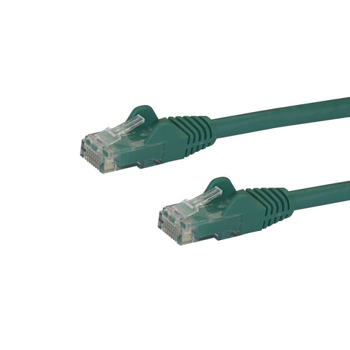StarTech.com N6PATCH25GN 25ft CAT6 Ethernet Cable - Green - 650MHz - PoE RJ45